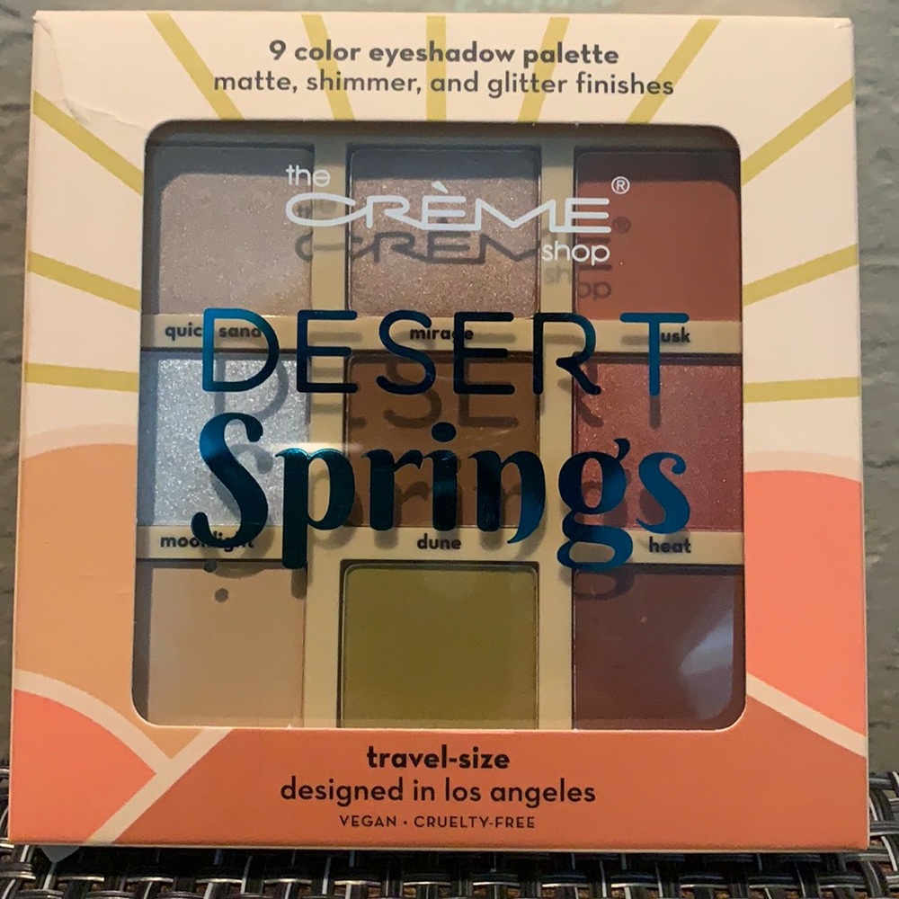Creme Shop Desert Springs 9 shadow pallette